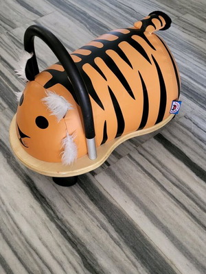 Wheely Bug tiger ride-on walker used