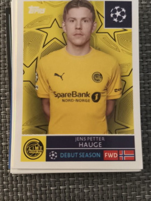 Topps Champions League 2025/2026 No527 Bodoglimt like new