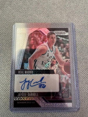 2012-2013 Panini-Prizm EuroLeague Basketball Jaycee Carroll Mojo Auto /25 New