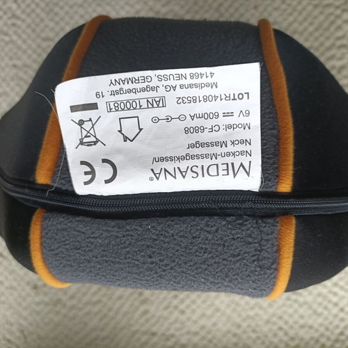 Medisana neck massager used with infrared
