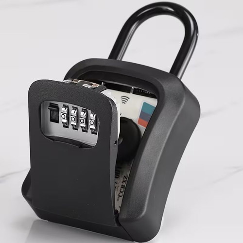 Key holder hanging made of semi-alloy for Airbnb new, black
