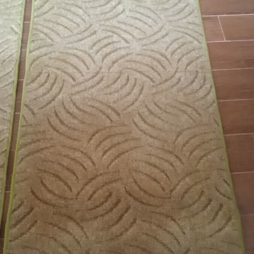 Rug set green like new