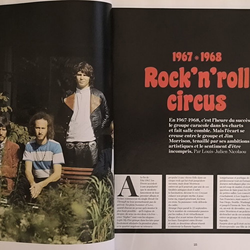 Les Inrocks 2 French magazine like new, Jim Morrison and The Doors tribute