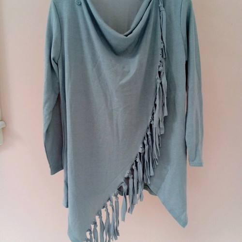 Women's cardigan new, size medium, gray