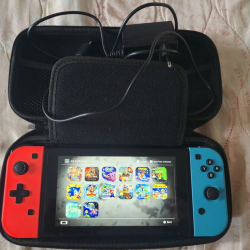 Nintendo Switch console like new with 128GB and 512GB memory cards