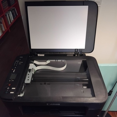 Canon PIXMA TS3150 printer scanner used, for parts or repair