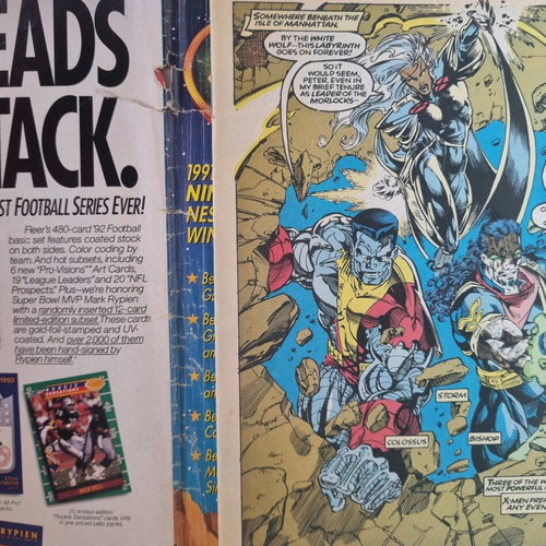 The Uncanny X-Men #293 used, detached cover