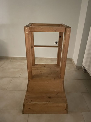 Learning tower used, handmade, solid wood