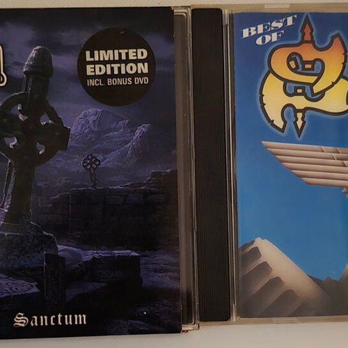 Saxon CD pack The Inner Sanctum Limited Edition and Best Of, like new