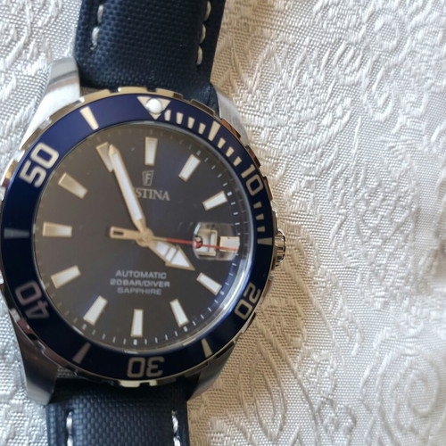 Festina wristwatch new, blue dial unisex