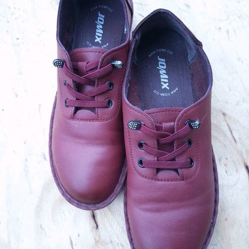 Anatomic women's leather shoes like new, size 38, bordeaux