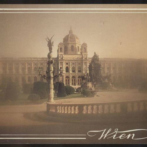 Wien vintage card postal new