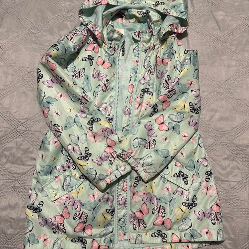 H&M thin jacket for girls like new, multicolored