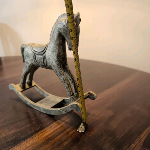 Decorative Rocking Horse like new, antique style polyresin