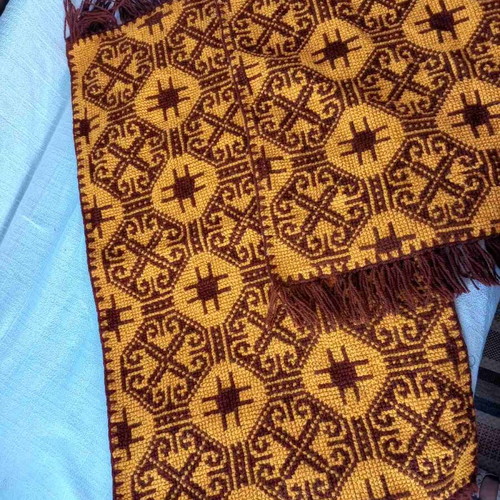 Handmade kilims like new, three embroidered pure wool