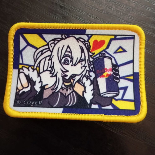 Hololive Shishiro Botan x Red Bull Limited Embroidered Patch like new