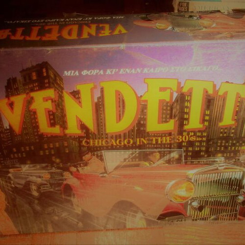 Vendetta board game new from El Greco 80s