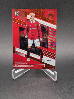 2022-23 Panini Donruss Elite FIFA Red Disco Alejandro Garnacho #216 Rookie RC κάρτα Manchester United