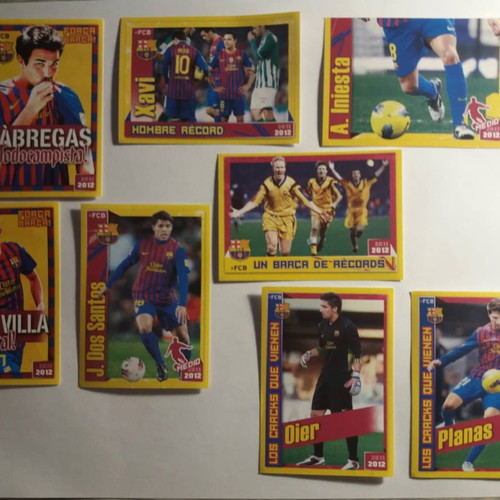 Panini Barcelona 2011 stickers new, pack of 34 pieces
