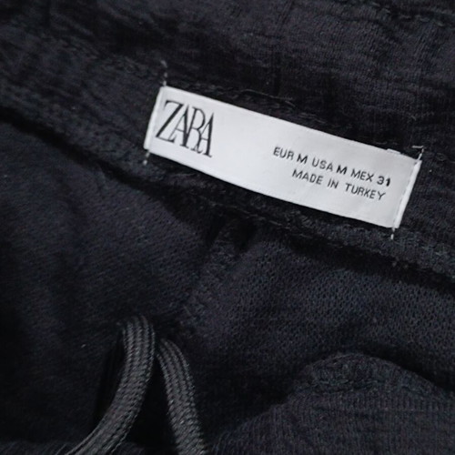 Zara Textured Jacquard Co-ord set, unisex, black