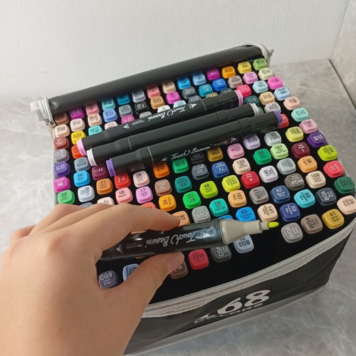 168 Colours Dual Tip Marker Set
