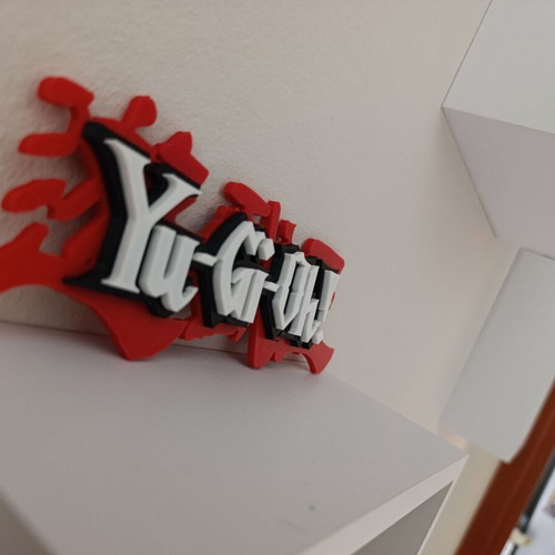 Yu-Gi-Oh! 3D Printed Logo Decorative Sign New