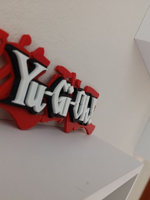 Yu-Gi-Oh! 3D Printed Logo Decorative Sign New