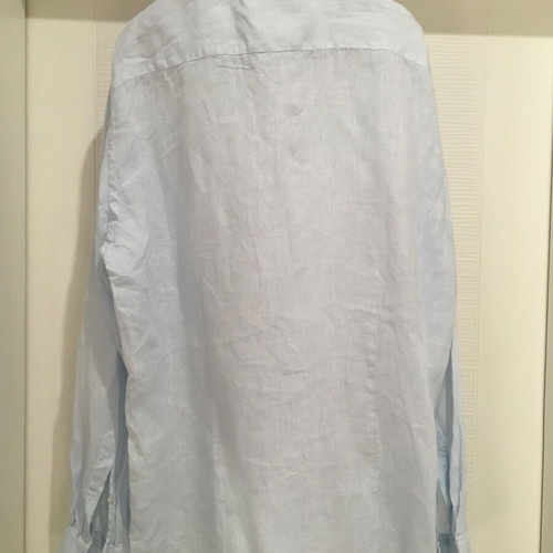 Fred Perry linen shirt men XXL like new, blue