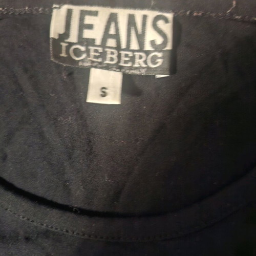 Iceberg black elastic blouse size S like new