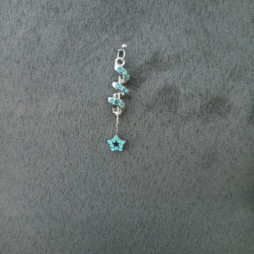 Steel necklace pendant like new