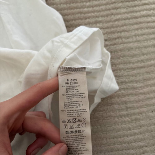 Burberry children's short-sleeve shirt like new, size 12, cotton