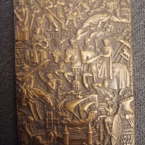 Sculpture used with reference to French history Delamarre Paris 1951