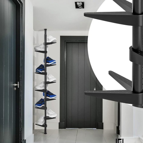 Expandable shoe rack new, metal and plastic