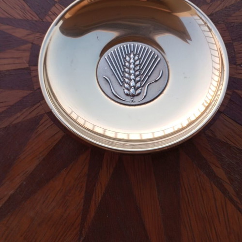 Ilias Lalaounis decorative brass and 925 silver plate