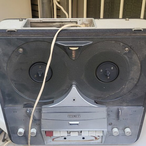 Philips 3534A reel-to-reel tape recorder used