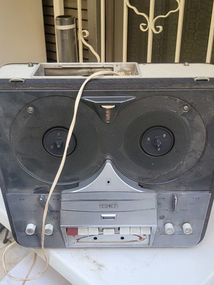 Philips 3534A reel-to-reel tape recorder used