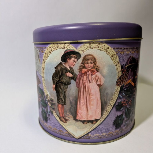 Metal storage box used 19.5x22cm