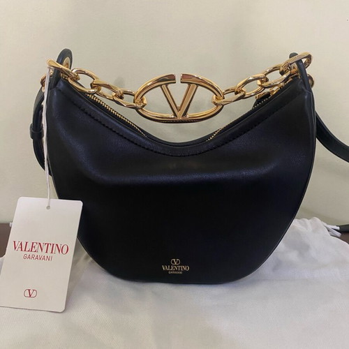 Valentino Garavani Mini Hobo Vlogo shoulder bag new, black