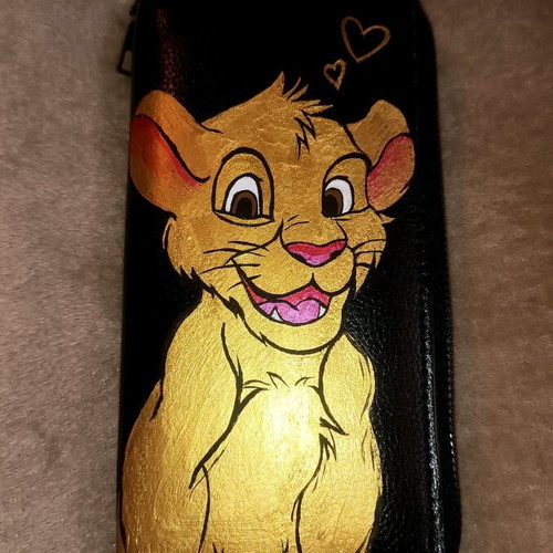 Disney The Lion King wallet brand new, black and gold