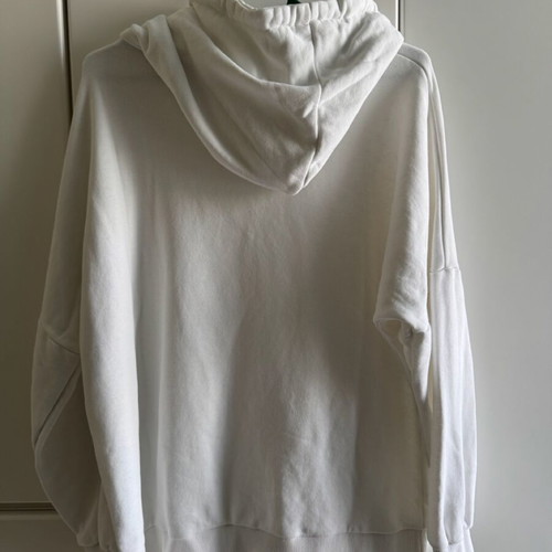 Sugarfree women's hoodie sweatshirt used, white, size M