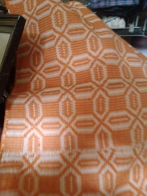 Vintage woven fabric from traditional loom like new, suitable for rug