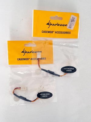 Fan converter used from 12V to 9.5V 3-pin, pack of 2 Sharkoon
