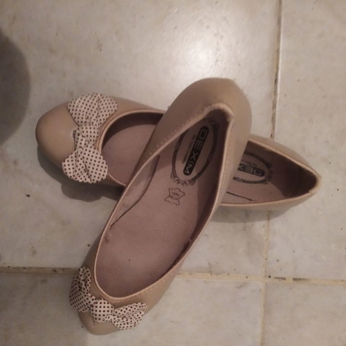 Dexim ballet flats used, size 36, beige