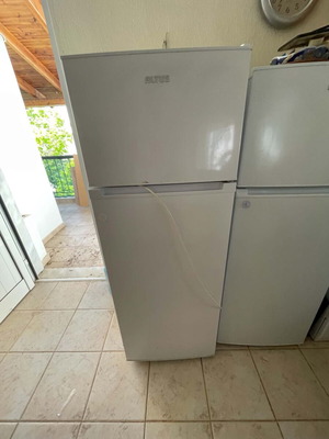 Refrigerator 220Lt and TV cabinet with cupboards used
