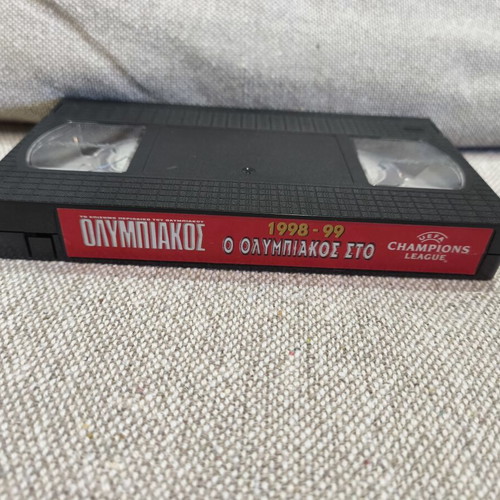 Olympiakos Champions League 1998-1999 VHS used, sports collectible