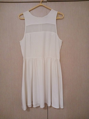 h&m white skater dress 95% Cotton Discover more today. H&M White Sleeveless High-Low Skater