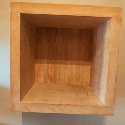 Wall unit with solid wood 4cm thick, like new