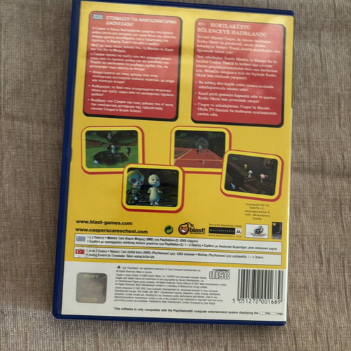 Casper's Scare School PlayStation 2 PS2 game used, Greek version