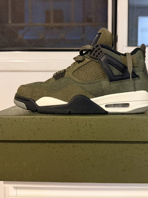 Nike Air Jordan 4 sneakers μεταχειρισμένα, πράσινα, μέγεθος 42