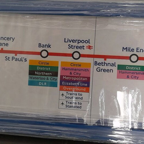 London Metro Line new, collectible decoration